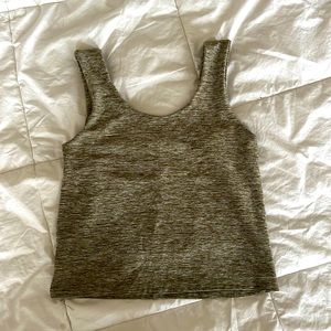 Barre 3 Cropped Scoop Workout Top